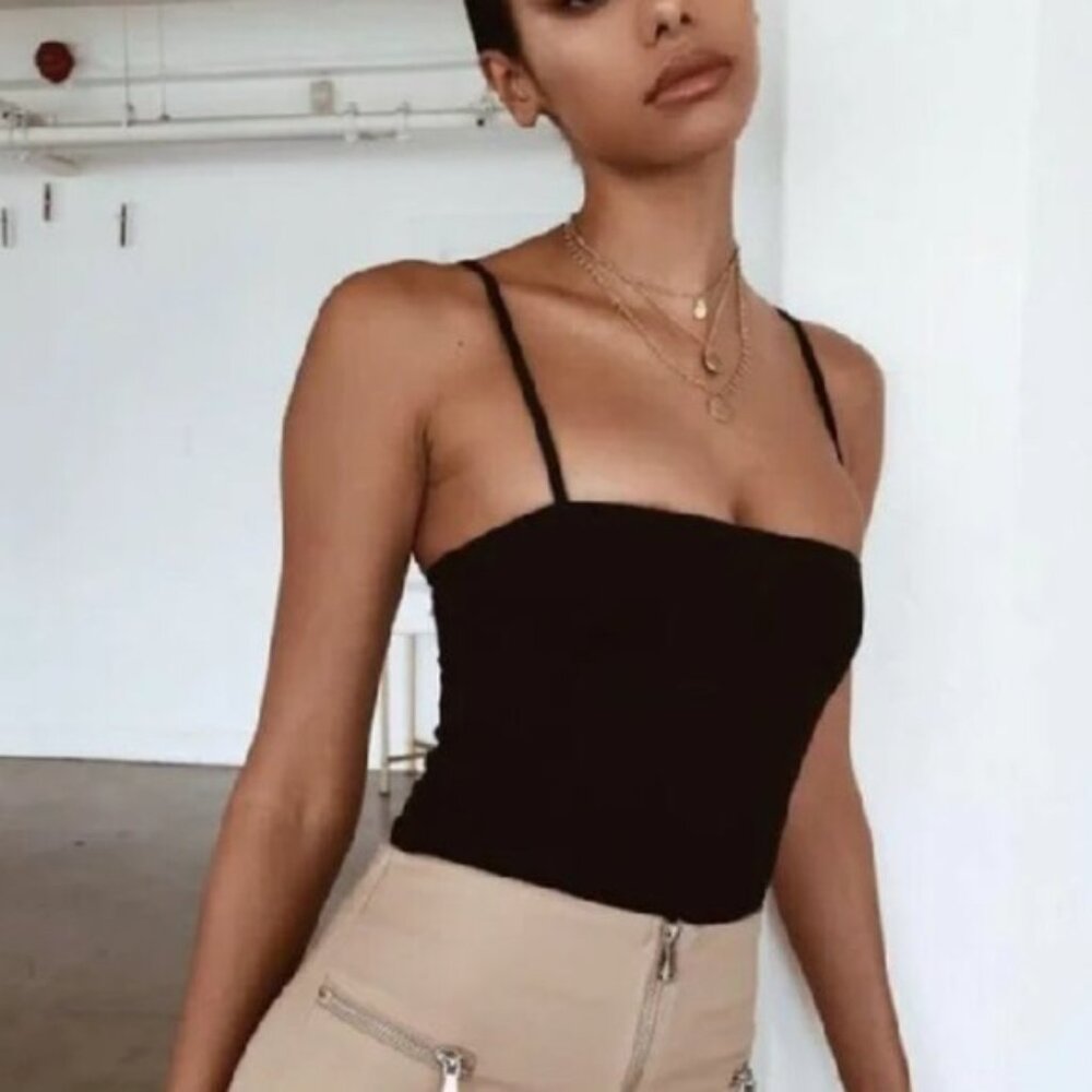 Tiger Mist Aurora Square Neck Bodysuit